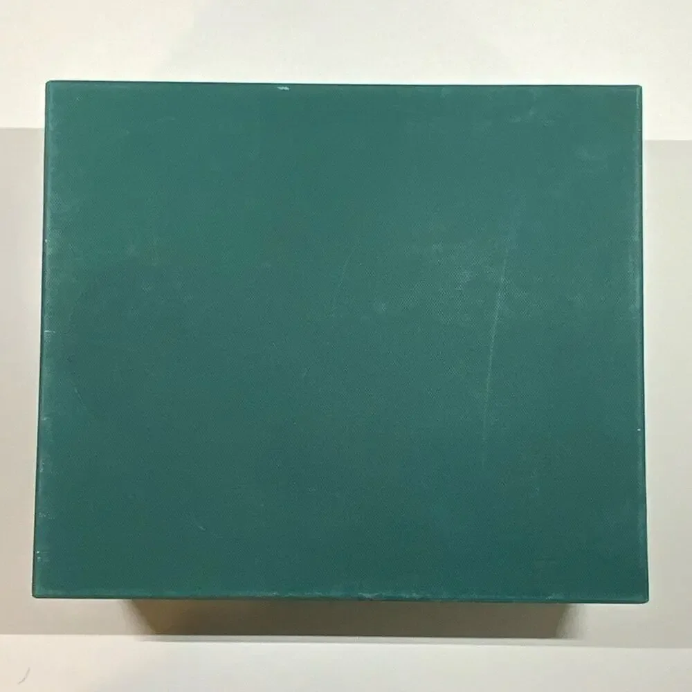 Buscemi | Shoe Box & 2 Dust Bags | Green | 14 W x 12 H x 5.25 D Inch